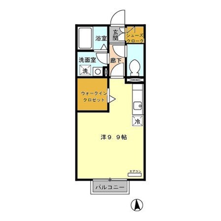 阿漕駅 徒歩14分 1階の物件間取画像